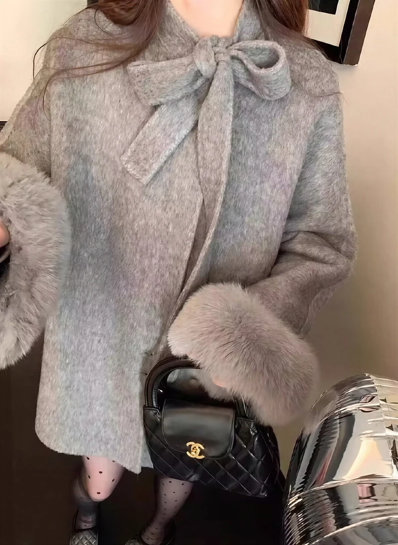 Wool Blend Coats Womens Woolen Coat Print Fall Suede Herringbone Notched Collar Elegant Mature Classical Style Office Lady Thick
Wool Blend Coats Womens Woolen Coat Print Fall Suede Herringbone Notched Collar Elegant Mature Classical Style Office Lady Thick