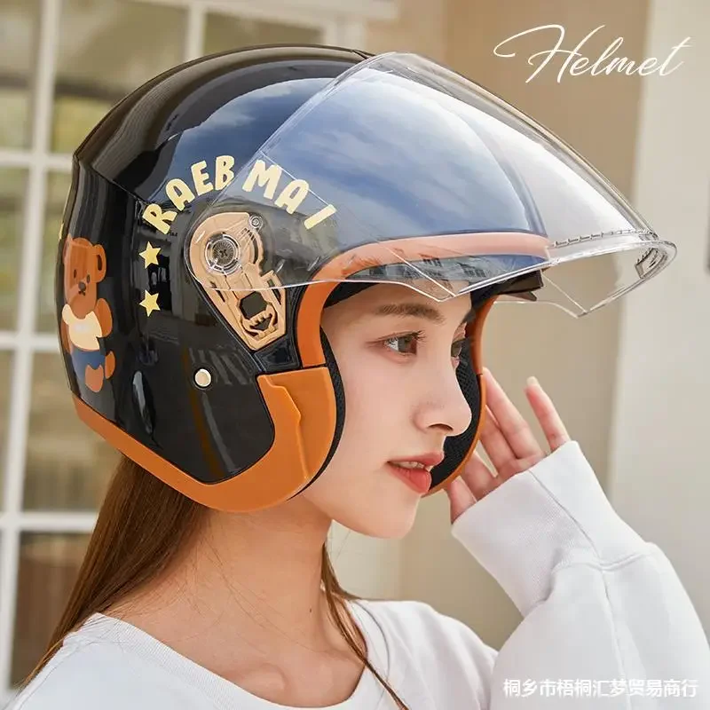 Half Face Helmet Motorcycle Riding Helmet Safety Double Lens Racing Helmet for Men and Women Capacetes Para Moto
Half Face Helmet Motorcycle Riding Helmet Safety Double Lens Racing Helmet for Men and Women Capacetes Para Moto