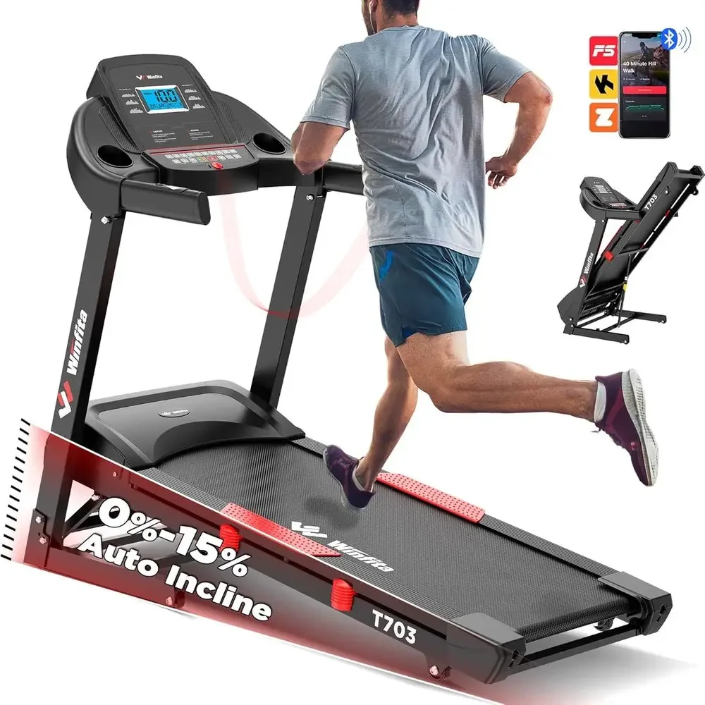 High-Capacity Treadmill with Auto Incline, Pulse Monitor, and BMI Calculator
High-Capacity Treadmill with Auto Incline, Pulse Monitor, and BMI Calculator