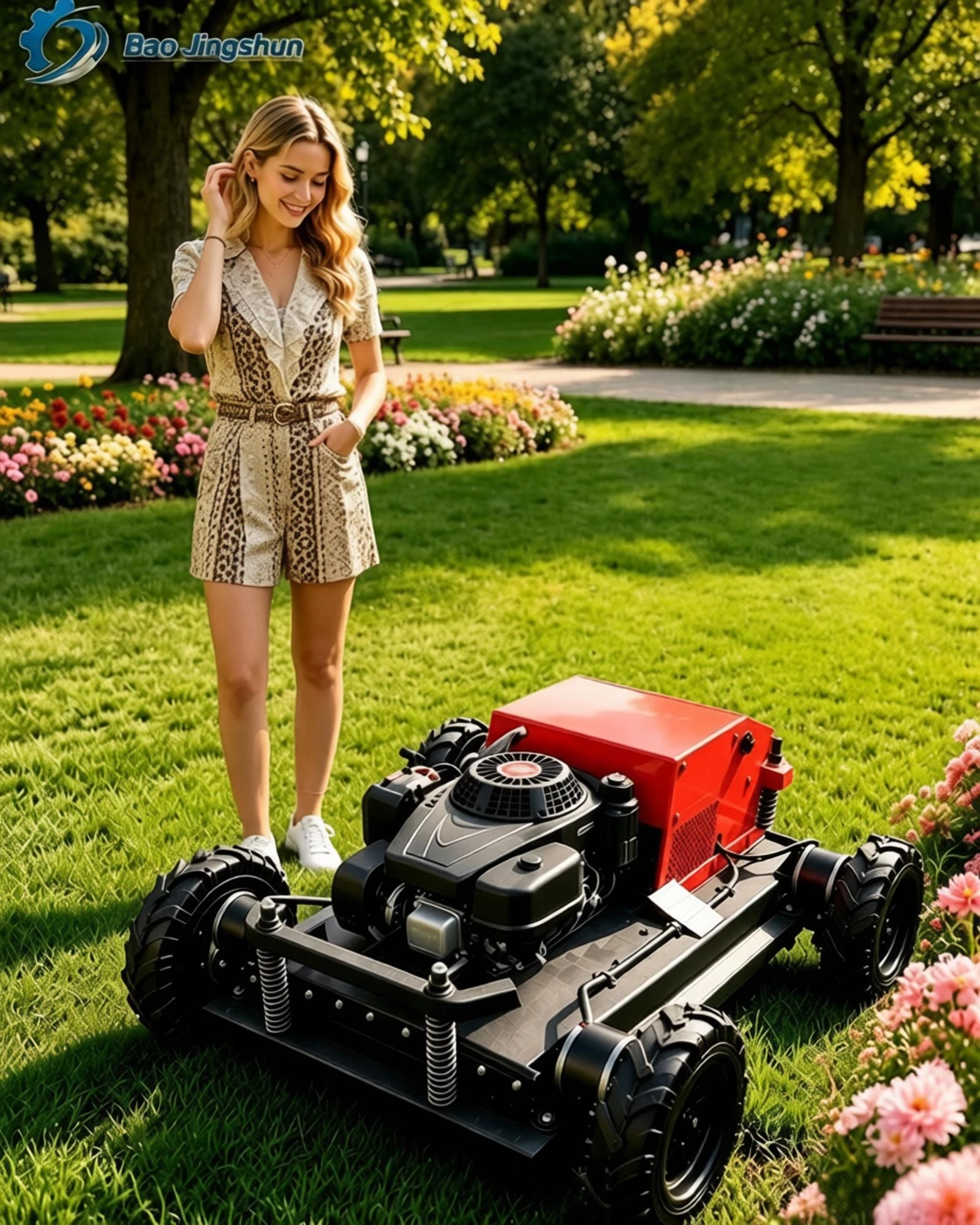 Custom-designed Remote-Controlled Lawnmower, Improved Version, Suitable for Home and Agricultural Use, Compact and Durable.
Custom-designed Remote-Controlled Lawnmower, Improved Version, Suitable for Home and Agricultural Use, Compact and Durable.
