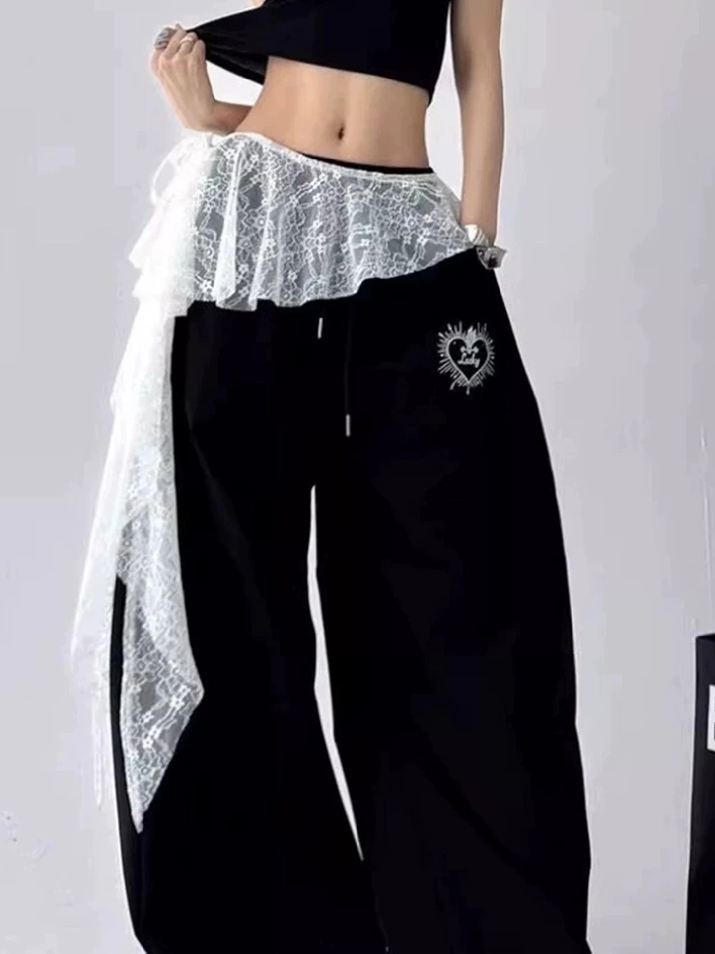 Lace Dance Skirt Women's Street Dance Waist Accessory Fashionable Mesh Curtain Multiwear High Scarf Korean Style
Lace Dance Skirt Women's Street Dance Waist Accessory Fashionable Mesh Curtain Multiwear High Scarf Korean Style