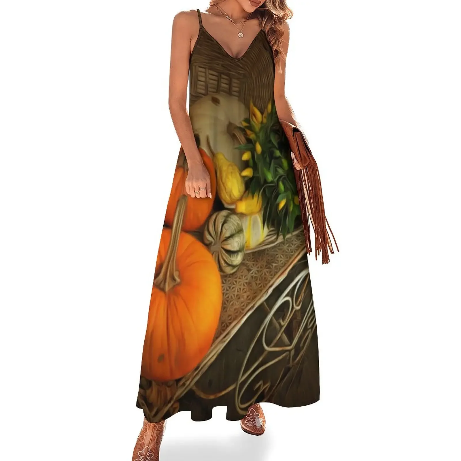 Autumn Bounty Sleeveless Dress summer dresses for women 2025 women's evening dresses Dress
Autumn Bounty Sleeveless Dress summer dresses for women 2025 women's evening dresses Dress