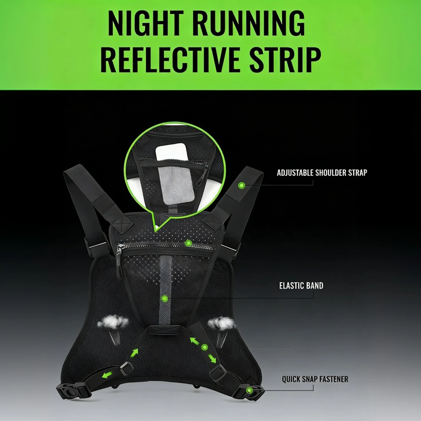 EDC Travel Chest Pack Adjustable Running Vest Bag Anti-Theft Multi-Functional for Workouts Cycling Hiking Motorcycle Accessories
EDC Travel Chest Pack Adjustable Running Vest Bag Anti-Theft Multi-Functional for Workouts Cycling Hiking Motorcycle Accessories
