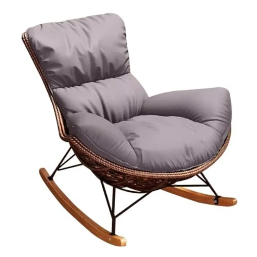 PE Rattan Lounge Recliner Rocking Chair - Luxury Single Sofa Lazy Chair for Balcony, Living Room, Ptio - Perfect Home Office Le
PE Rattan Lounge Recliner Rocking Chair - Luxury Single Sofa Lazy Chair for Balcony, Living Room, Ptio - Perfect Home Office Le