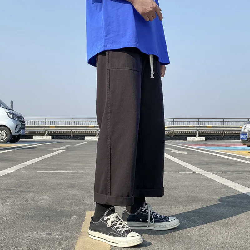 100% Cotton Beige Pants Men Fashion Black Casual Pants Men Japanese Streetwear Loose Straight Wide Leg Pants Mens Trousers M-2XL
100% Cotton Beige Pants Men Fashion Black Casual Pants Men Japanese Streetwear Loose Straight Wide Leg Pants Mens Trousers M-2XL