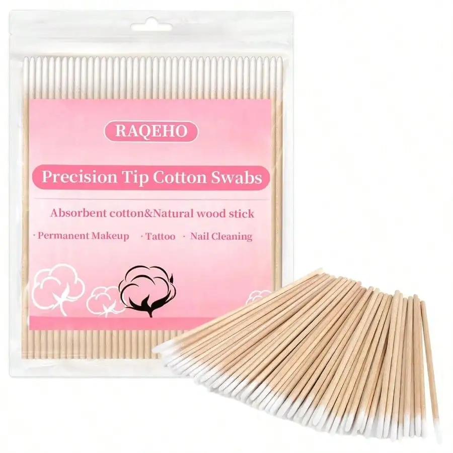 200PCS Cleaning Swabs 4in Disposable Precision Tip Cotton Buds Micro Swab Cotton Sticks Applicators Eyelash Extensions, Makeup, Tattoo Cleaning, Microblading Supplies Easter Spring Gift
200PCS Cleaning Swabs 4in Disposable Precision Tip Cotton Buds Micro Swab Cotton Sticks Applicators Eyelash Extensions, Makeup, Tattoo Cleaning, Microblading Supplies Easter Spring Gift