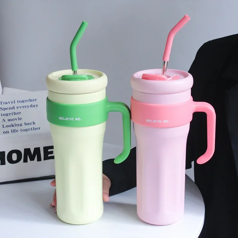 Tumbler Cup For Coffee Tea Juice 1250ml Sainless Steel Thermal With Handle Straw Car Mug Gym Water Bottle
Tumbler Cup For Coffee Tea Juice 1250ml Sainless Steel Thermal With Handle Straw Car Mug Gym Water Bottle