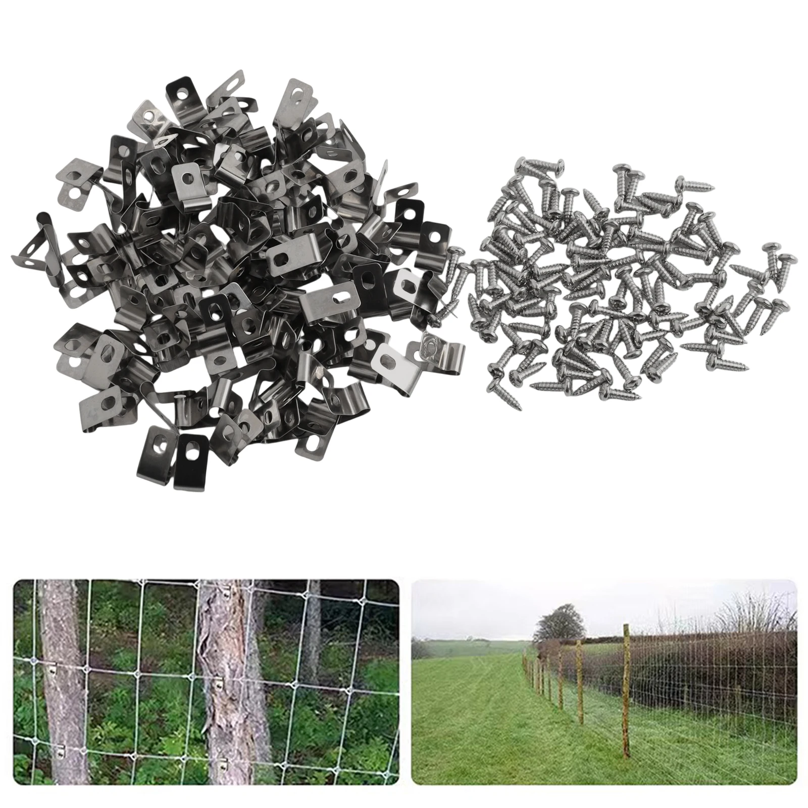 Outdoor Use Garden Fencing Wire Fence Clamps Compact Wire Mesh Clip Outdoor Installation Clips Lightweight Clips
Outdoor Use Garden Fencing Wire Fence Clamps Compact Wire Mesh Clip Outdoor Installation Clips Lightweight Clips