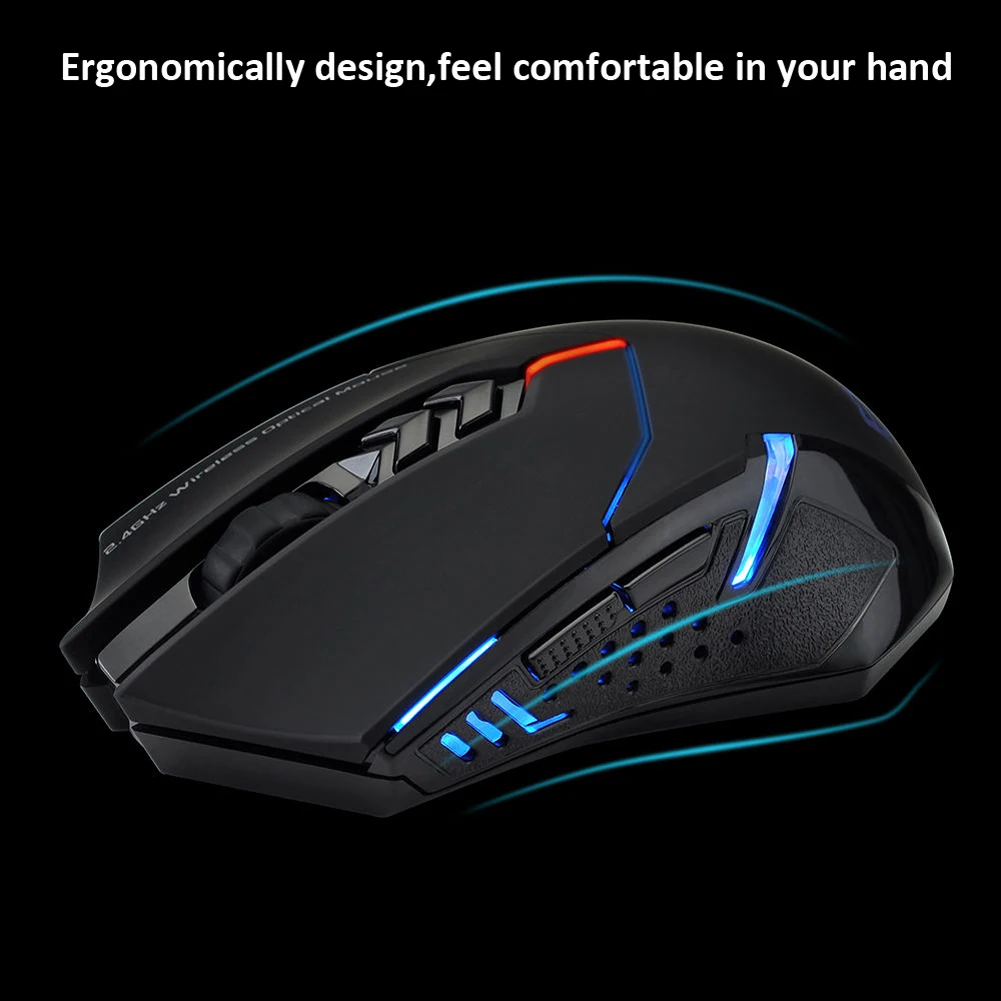2.4GHz Wireless Mouse Optical Mice with USB Receiver 800-2400 DPI Ergonomic Mice Optical Mouse for Computer Laptop Accessories
2.4GHz Wireless Mouse Optical Mice with USB Receiver 800-2400 DPI Ergonomic Mice Optical Mouse for Computer Laptop Accessories