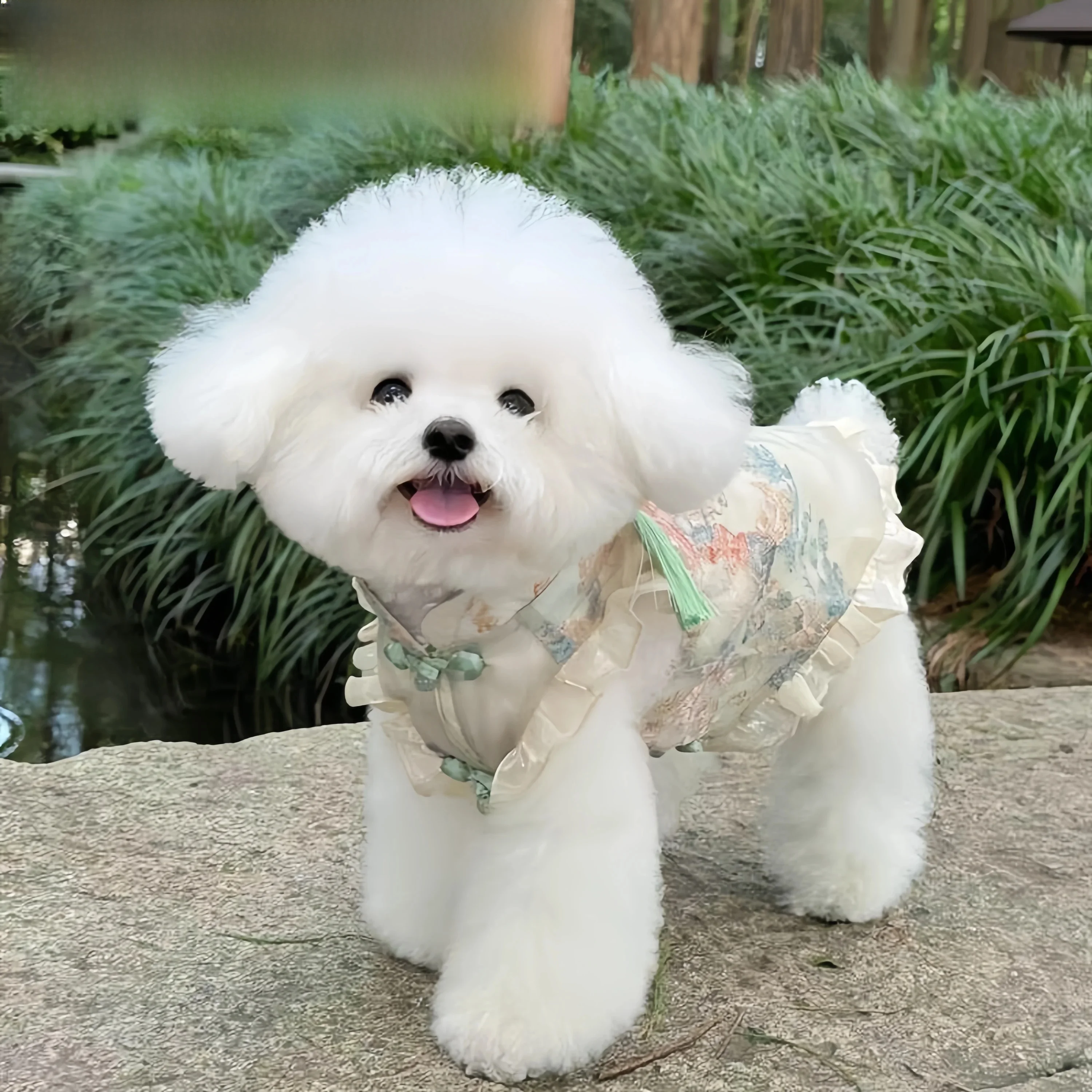 New Chinese Style Dog Clothes Silk Sleeveless Buttoned Skirt Thin Model Pet Apparel for Summer And Winter Seasons
New Chinese Style Dog Clothes Silk Sleeveless Buttoned Skirt Thin Model Pet Apparel for Summer And Winter Seasons