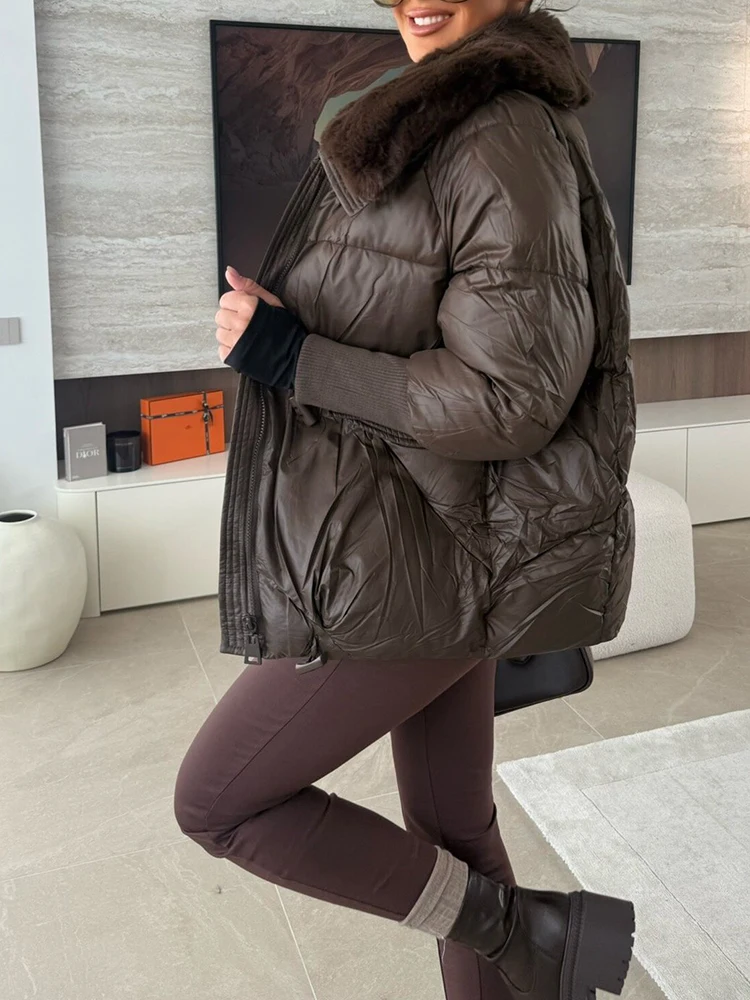 Темпераментная тонкая плотная верхняя одежда, модное хлопковое пальто с меховыми лацканами и длинными рукавами, осень-зима, новая яркая теплая куртка для поездок на работу
Темпераментная тонкая плотная верхняя одежда, модное хлопковое пальто с меховыми лацканами и длинными рукавами, осень-зима, новая яркая теплая куртка для поездок на работу