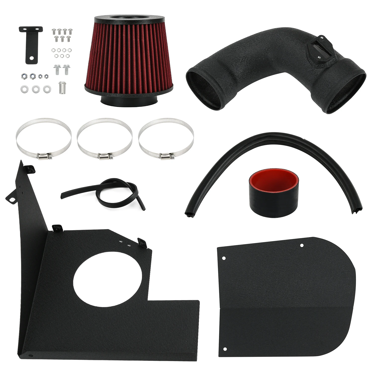 Комплект системы впуска холодного воздуха из алюминиевого сплава 3,5 дюйма с теплозащитным экраном для BMW 120i 125i F20/F21 16-18 для BMW 220i F22/F23 16-18
Комплект системы впуска холодного воздуха из алюминиевого сплава 3,5 дюйма с теплозащитным экраном для BMW 120i 125i F20/F21 16-18 для BMW 220i F22/F23 16-18
