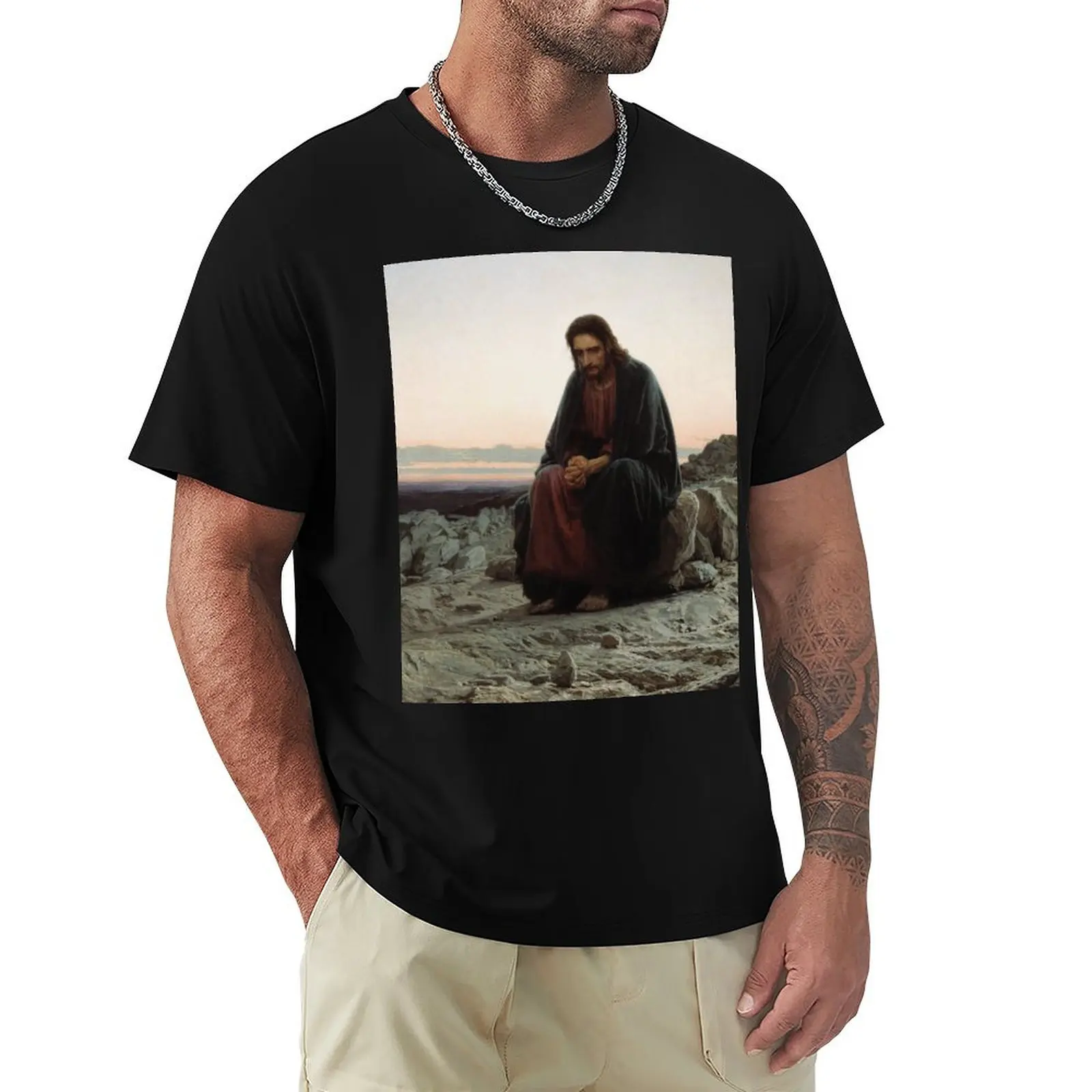 Christ in the Wilderness temptation of Christ by Ivan Kramskoy 1872 Oil Painting HD High Quality Online Store T-Shirt
Christ in the Wilderness temptation of Christ by Ivan Kramskoy 1872 Oil Painting HD High Quality Online Store T-Shirt