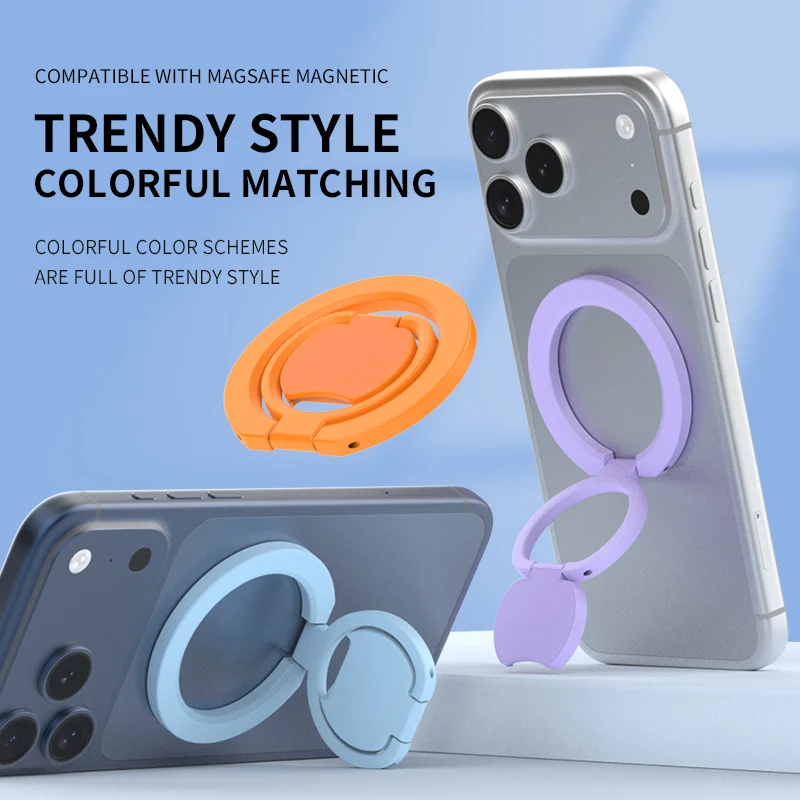 Double Sided Magnetic Phone Stand For MagSafe Phone Ring Holder Kickstand Magnet Grip for IPhone Samsung Folding Portable Holder
Double Sided Magnetic Phone Stand For MagSafe Phone Ring Holder Kickstand Magnet Grip for IPhone Samsung Folding Portable Holder