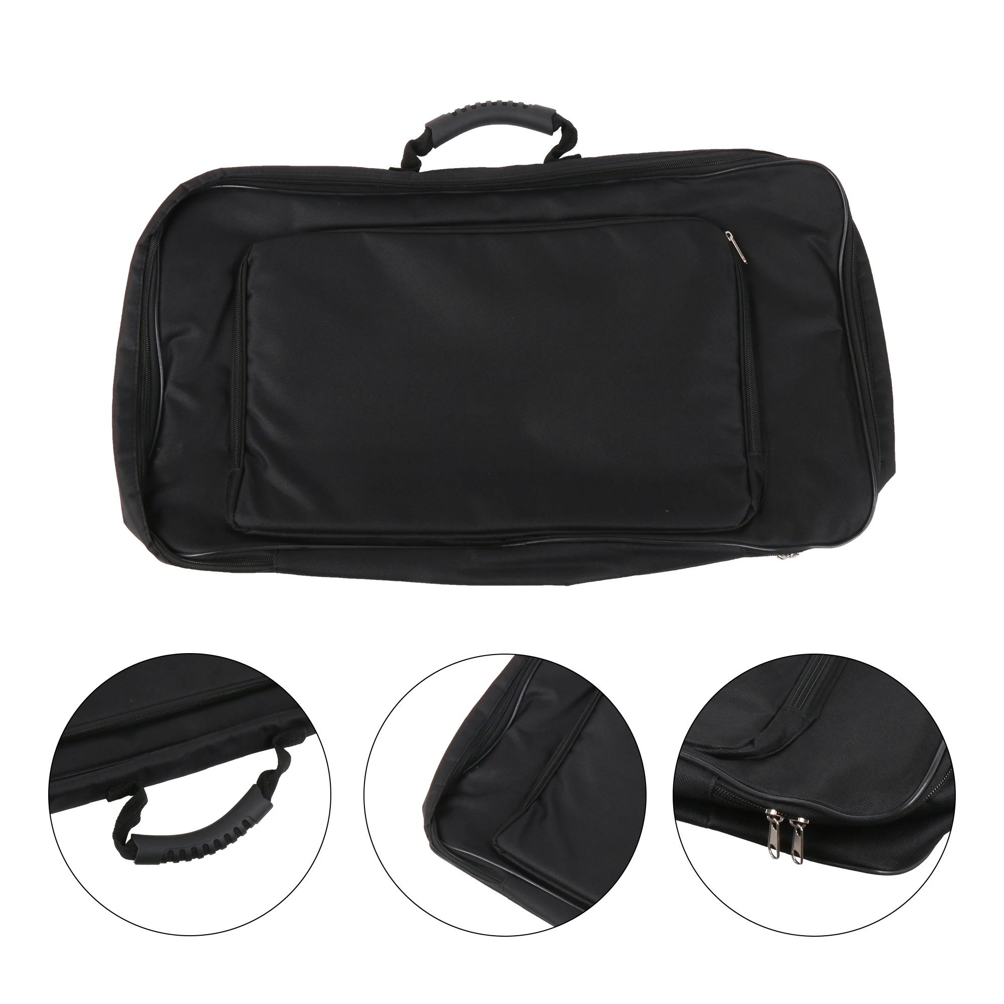 Black Guitar Effect Pedal Storage Bag 24.02" x 12.99" for Music Lovers
Black Guitar Effect Pedal Storage Bag 24.02" x 12.99" for Music Lovers