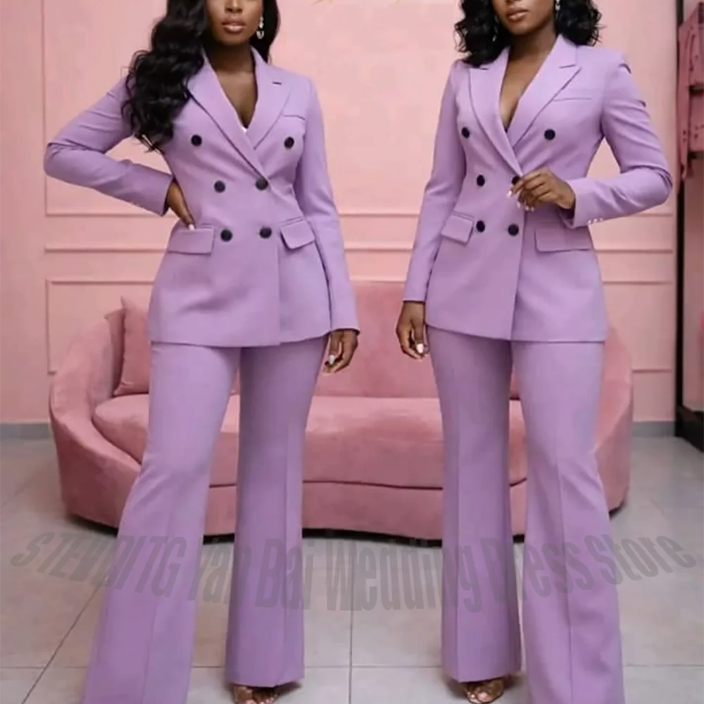 Peak Lapel Elegant Women Suit Double Breasted High Quality Jacket Pants Office Lady Wedding Guest Casual Formal Outfit Tailored
Peak Lapel Elegant Women Suit Double Breasted High Quality Jacket Pants Office Lady Wedding Guest Casual Formal Outfit Tailored