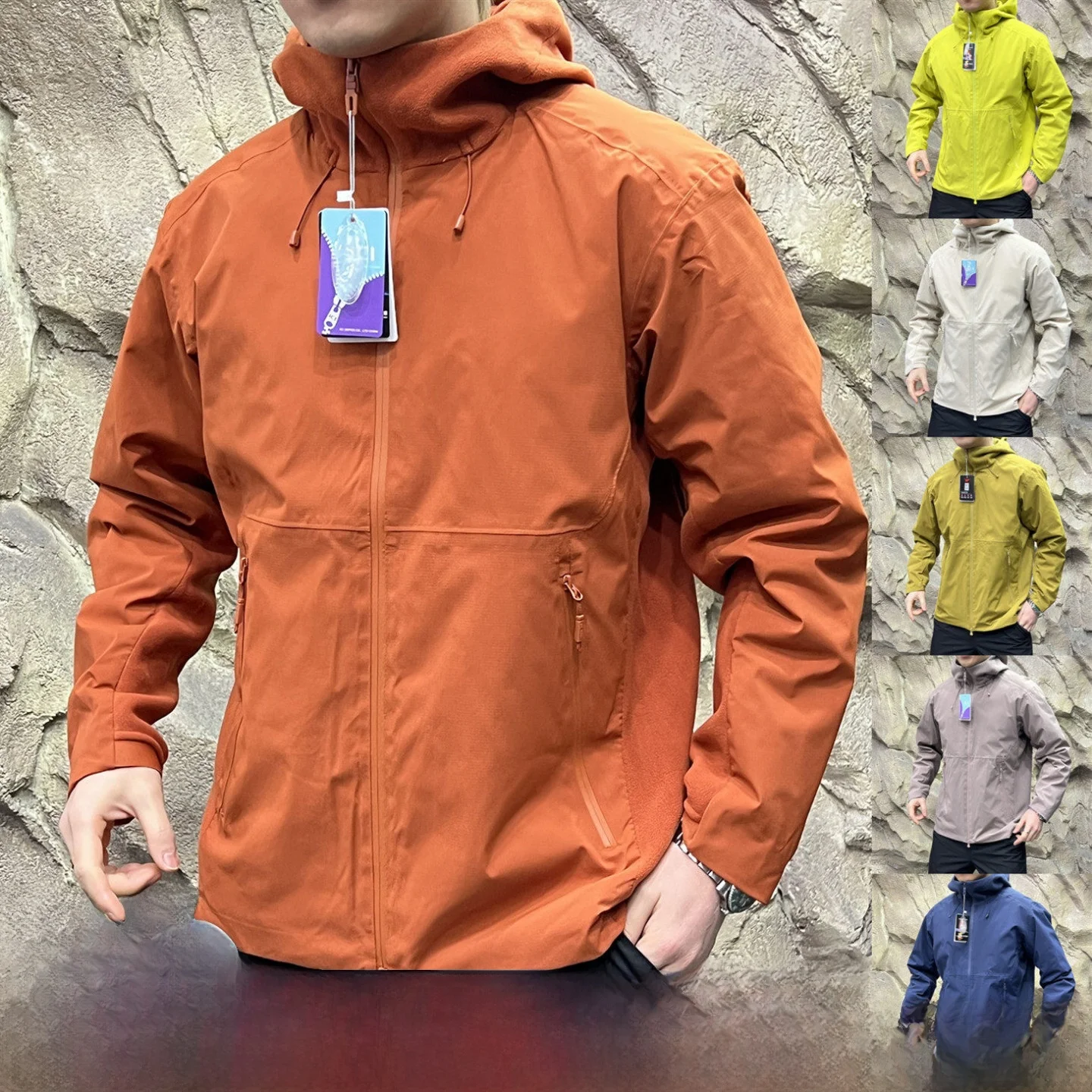 Outdoor Windproof Waterproof Du down Hooded Jaet Fce Patchwork Winter New Sle Warmth Polyester Fiber Long Sve Zipper
Outdoor Windproof Waterproof Du down Hooded Jaet Fce Patchwork Winter New Sle Warmth Polyester Fiber Long Sve Zipper