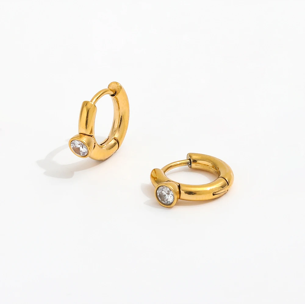 Joolim Jewelry Wholesale Non Tarnish & Waterproof Fashion Fine Zircon Huggie Stainless Steel Earring Trend 2022 For Women
Joolim Jewelry Wholesale Non Tarnish & Waterproof Fashion Fine Zircon Huggie Stainless Steel Earring Trend 2022 For Women