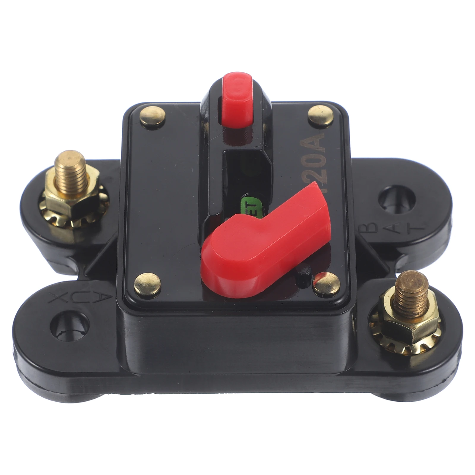 120 Amp Circuit Breaker Trolling Motor Auto Car Marine Boat Bike Stereo Audio Terminal Inline Fuse Inverter with Manual Reset
120 Amp Circuit Breaker Trolling Motor Auto Car Marine Boat Bike Stereo Audio Terminal Inline Fuse Inverter with Manual Reset