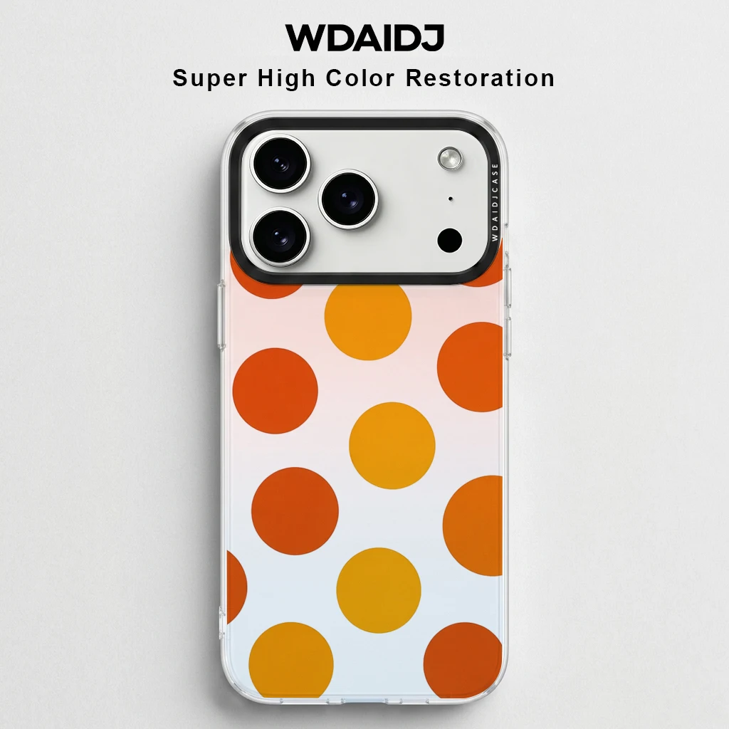 Warm Tone Orange Polka Dot Print Anti Yellowing Clear TPU Phone Case For iPhone 13 14 15 16 17 Shockproof Slim Cover
Warm Tone Orange Polka Dot Print Anti Yellowing Clear TPU Phone Case For iPhone 13 14 15 16 17 Shockproof Slim Cover