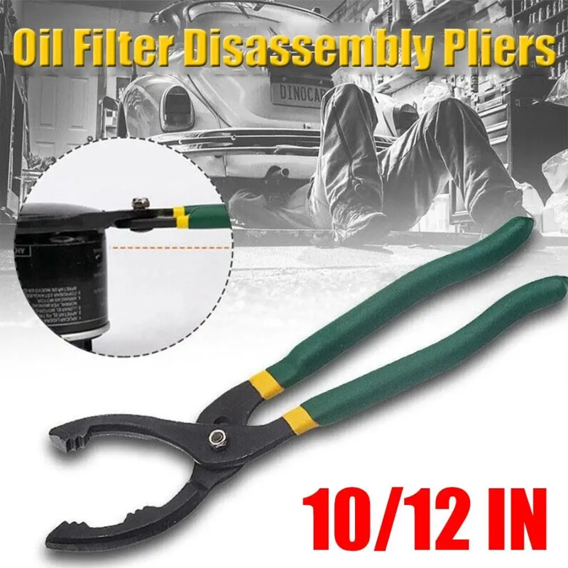 Oil Filter Pliers Clamp Type Wrench Adjustable Repair Upturned Wrench Remove Hand Tool for Truck Car Repair 10/12 Inches
Oil Filter Pliers Clamp Type Wrench Adjustable Repair Upturned Wrench Remove Hand Tool for Truck Car Repair 10/12 Inches