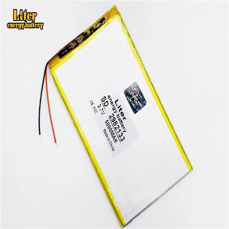 2982133 3,7 V 5000MAH планшетный аккумулятор, общий полимерный литиевый аккумулятор
2982133 3,7 V 5000MAH планшетный аккумулятор, общий полимерный литиевый аккумулятор