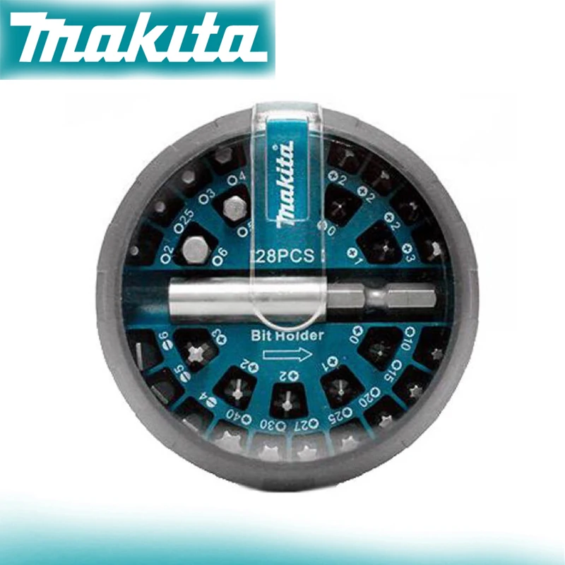 Makita B-45412 28-компонентная магнитная отвертка для крепления сверла, высококачественные прочные аксессуары для инструментов
Makita B-45412 28-компонентная магнитная отвертка для крепления сверла, высококачественные прочные аксессуары для инструментов