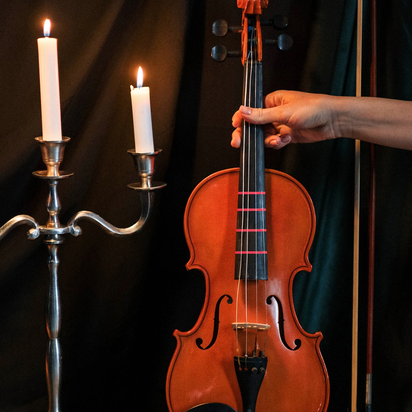 1 Roll Violin Scale Stickers Finger Position Labels Clear Markings Fit All Sizes Long Lasting Adhesive Violin Fingerboard Tape
1 Roll Violin Scale Stickers Finger Position Labels Clear Markings Fit All Sizes Long Lasting Adhesive Violin Fingerboard Tape