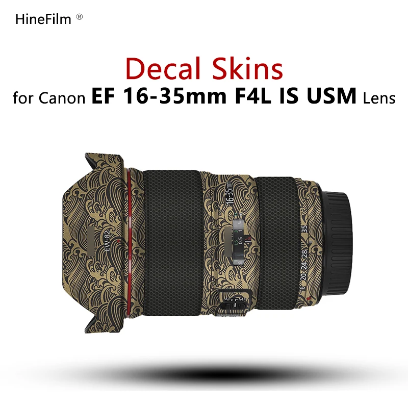 for Canon EF16-35 f4 Lens Sticker 1635 Wrap Cover Skin For Canon EF 16-35mm f/4 IS USM Lens Decal Protector Coat Film
for Canon EF16-35 f4 Lens Sticker 1635 Wrap Cover Skin For Canon EF 16-35mm f/4 IS USM Lens Decal Protector Coat Film