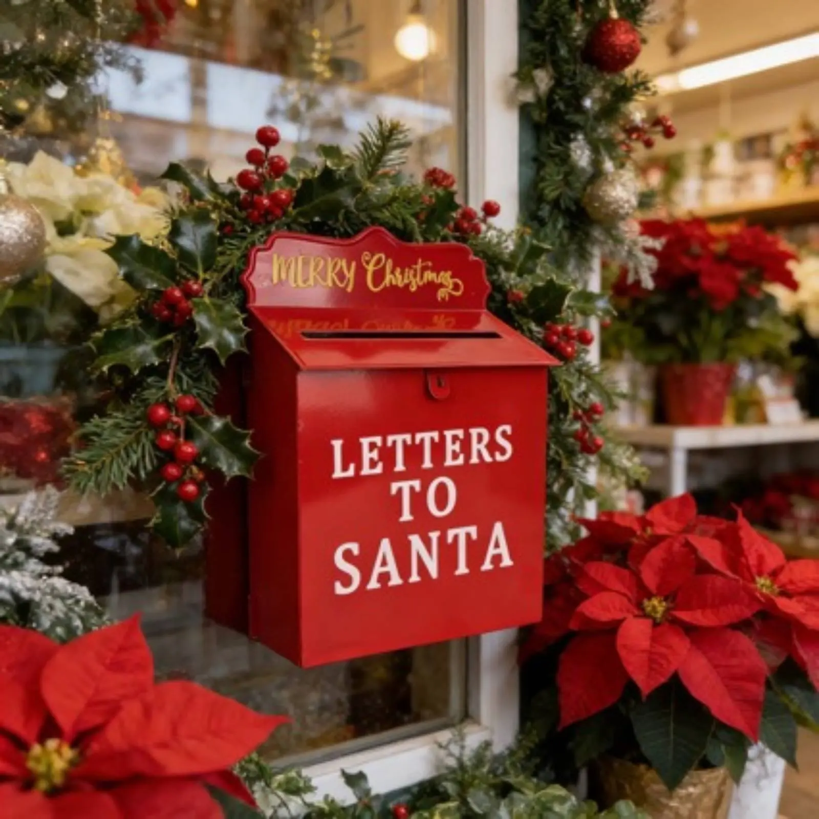 Christmas Wall Mailbox Festive Christmas Mailbox Santa Letter Box Indoor or Outdoor Holiday Decor North Pole Post
Christmas Wall Mailbox Festive Christmas Mailbox Santa Letter Box Indoor or Outdoor Holiday Decor North Pole Post