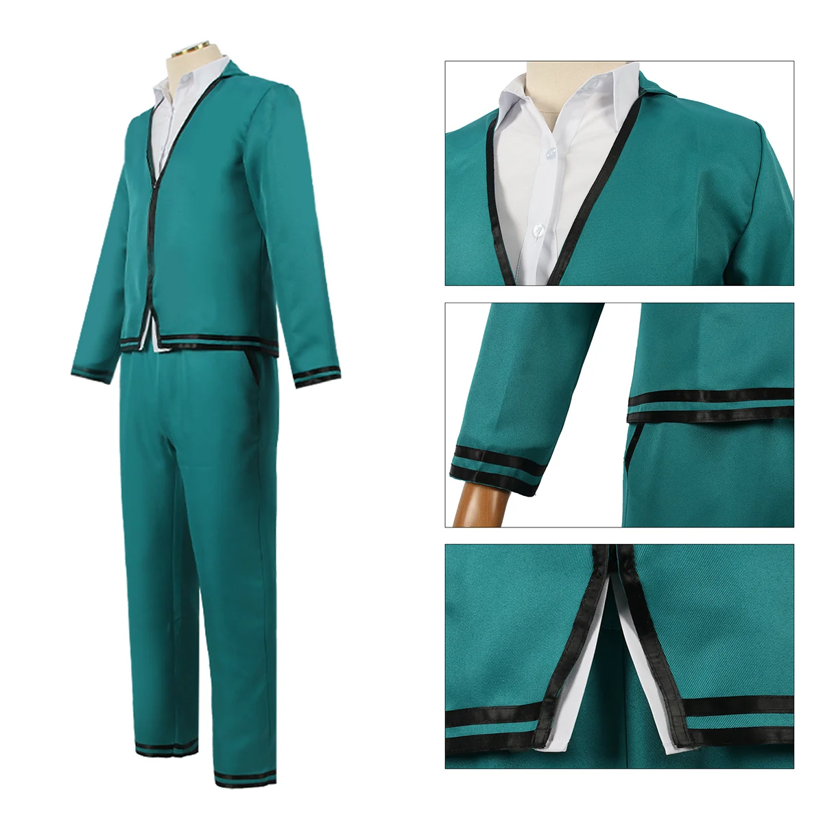Saiki K Cosplay Costume Psychic Anime Mens Outfit for Halloween Full Set School Party Uniform
Saiki K Cosplay Costume Psychic Anime Mens Outfit for Halloween Full Set School Party Uniform