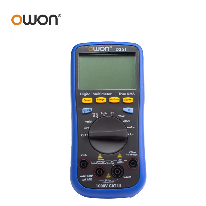 OWON D35T Digital Mini Multimeter,Real Test Validity No with Bluetooth ;Function as 3 in 1 Datalogger + Multimeter + Temperature
OWON D35T Digital Mini Multimeter,Real Test Validity No with Bluetooth ;Function as 3 in 1 Datalogger + Multimeter + Temperature