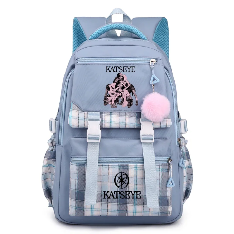 Girl Group Katseye Merch Backpack Fashion Nylon School Backpack for Girls Primary Student Bookbag Women Travel Rucksack Mochila
Girl Group Katseye Merch Backpack Fashion Nylon School Backpack for Girls Primary Student Bookbag Women Travel Rucksack Mochila