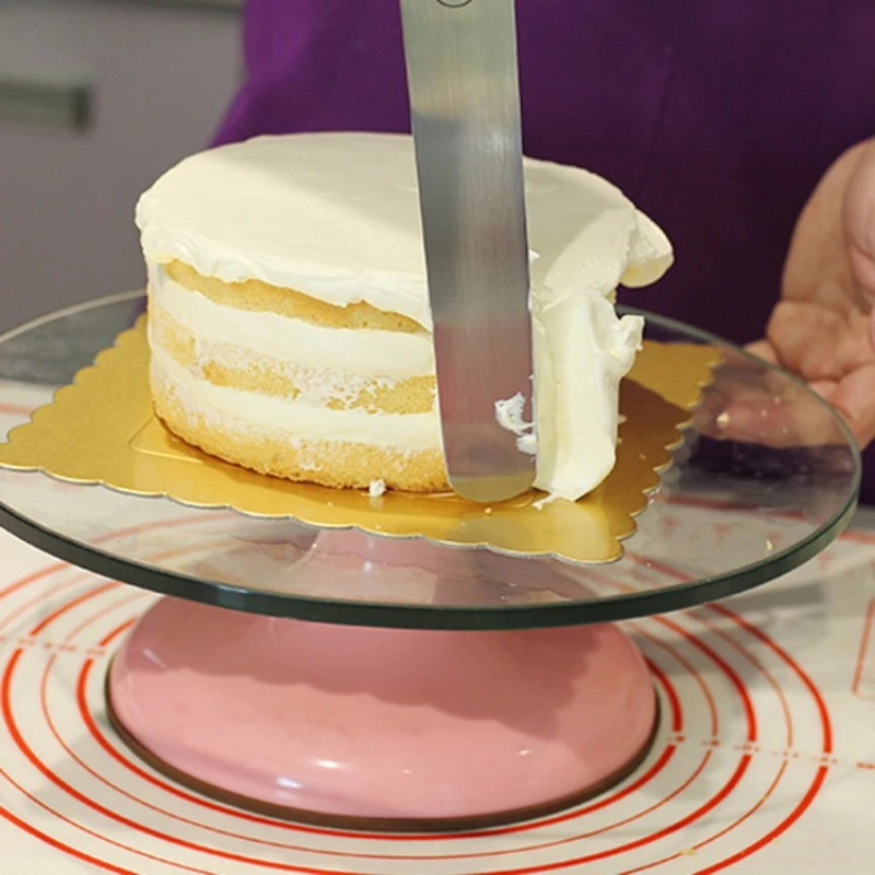 Tempered Glass Baking Cake Turntable Tools 12 INCH Birthday Plastic Ceramic Turntable Glass Turntable Flower Mounting Table
Tempered Glass Baking Cake Turntable Tools 12 INCH Birthday Plastic Ceramic Turntable Glass Turntable Flower Mounting Table