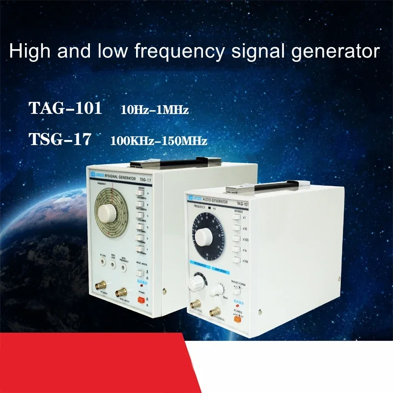 Digital signal generator high and low audio pulse generator sine wave signal generator TAG-101D
Digital signal generator high and low audio pulse generator sine wave signal generator TAG-101D