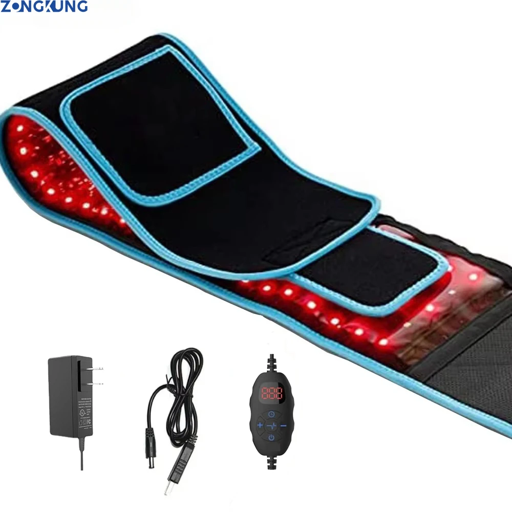 Red&Infrared LED Light Therapy Belt 850nm 660nm Back Pain Relief Wrap Burn Fat Wrap Slimming Machine Waist Heat Pad Full Body
Red&Infrared LED Light Therapy Belt 850nm 660nm Back Pain Relief Wrap Burn Fat Wrap Slimming Machine Waist Heat Pad Full Body