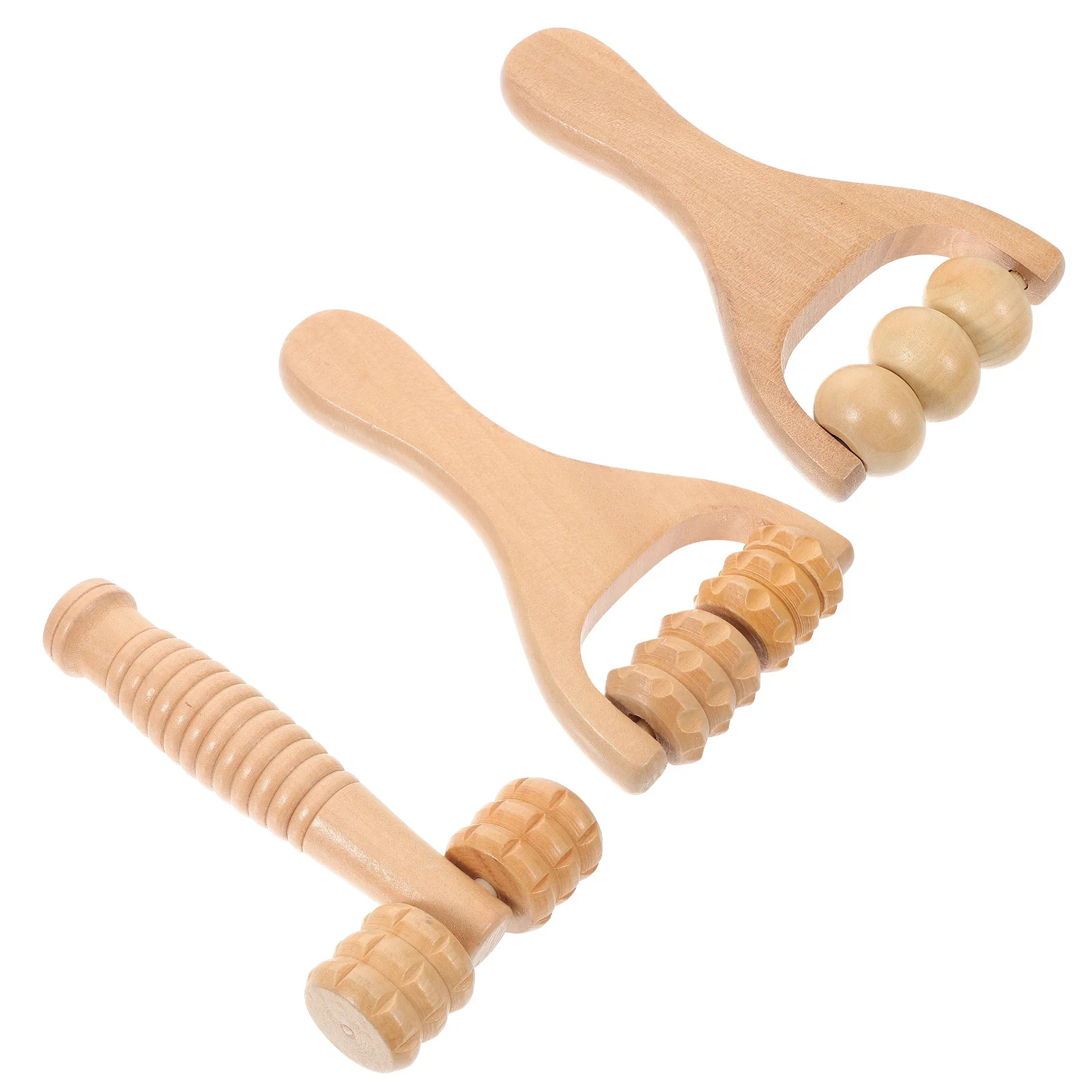 3Pcs Wooden Massage Roller Multi-Functional Foot and Body Massager Tool Handheld for Shoulder Neck Relaxation Wood Massager
3Pcs Wooden Massage Roller Multi-Functional Foot and Body Massager Tool Handheld for Shoulder Neck Relaxation Wood Massager