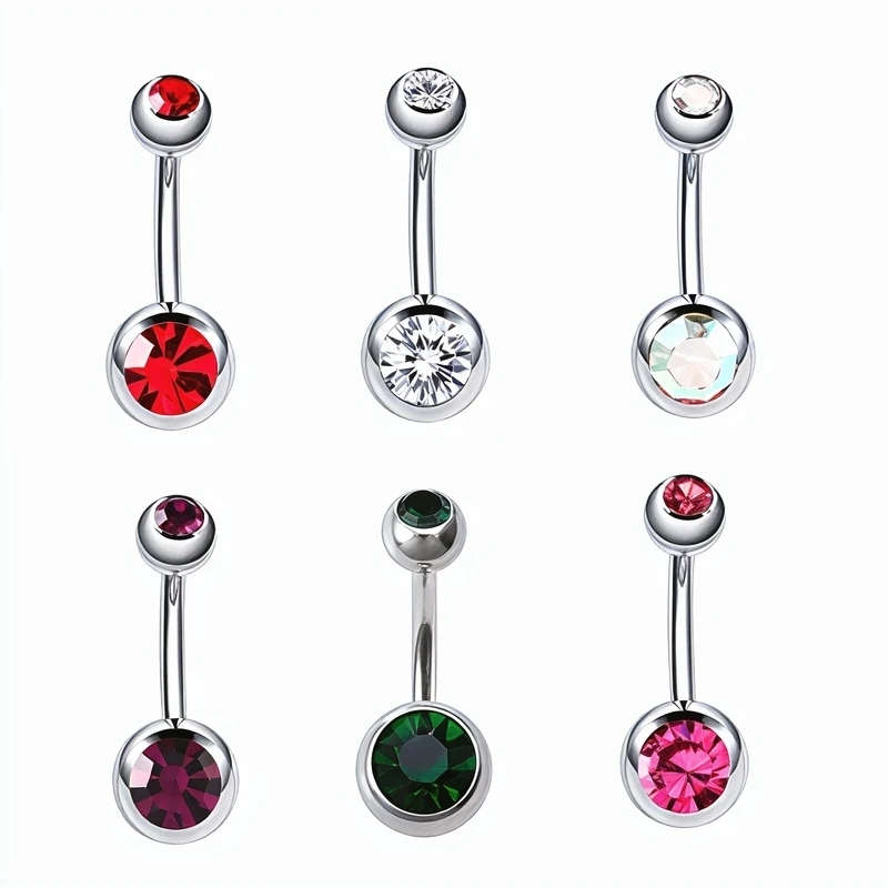 6 Pcs Implant Grade Belly Button Rings Titanium Belly Button Piercing, Internally Threaded Belly Rings Jewelry Silver Navel Ring
6 Pcs Implant Grade Belly Button Rings Titanium Belly Button Piercing, Internally Threaded Belly Rings Jewelry Silver Navel Ring