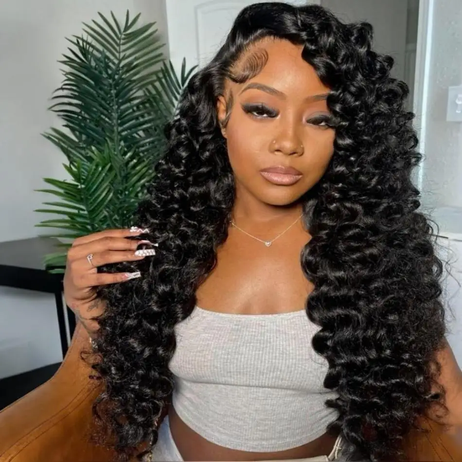 Loose Deep Wave 13X6 Hd Lace Frontal 100% Human Hair Wigs Brazilian Curly Wigs 13X4 Hd Lace Front Wig Preplucked Water Wave Hair
Loose Deep Wave 13X6 Hd Lace Frontal 100% Human Hair Wigs Brazilian Curly Wigs 13X4 Hd Lace Front Wig Preplucked Water Wave Hair