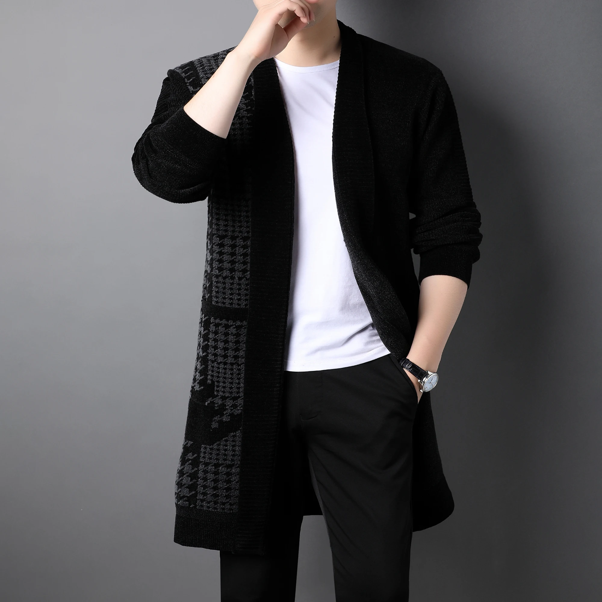 Sweater Coats Men New Fashion 2022 Autumn Slim Long Solid Color Knitted Jacket Fashion Men's Casual Sweater Cardigan Coats Q133
Sweater Coats Men New Fashion 2022 Autumn Slim Long Solid Color Knitted Jacket Fashion Men's Casual Sweater Cardigan Coats Q133