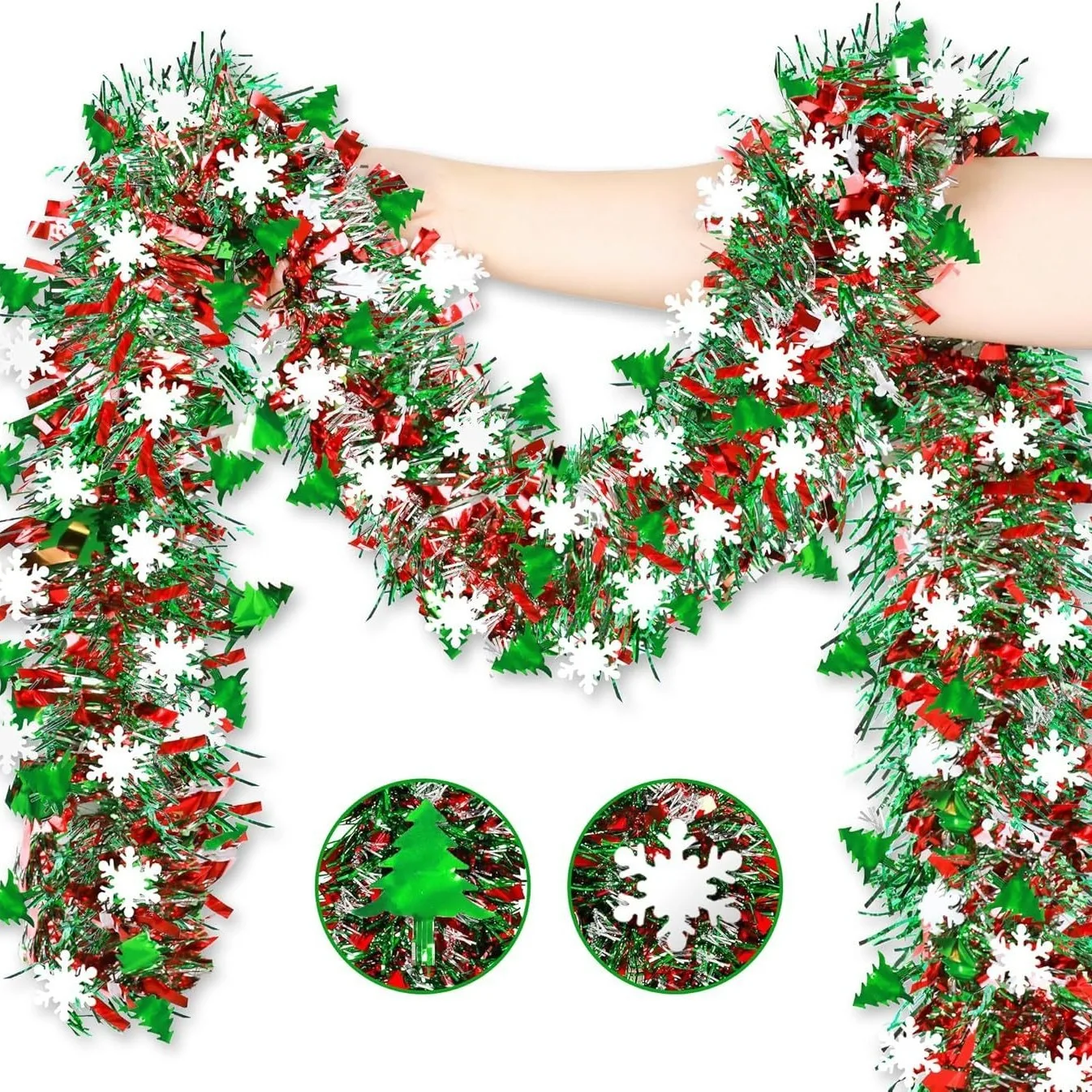 White Snowflake Christmas Tree Streamer Xmas Tree Garlands Ornaments Natal Merry Christmas Decor 2025 Happy New Year 2026
White Snowflake Christmas Tree Streamer Xmas Tree Garlands Ornaments Natal Merry Christmas Decor 2025 Happy New Year 2026
