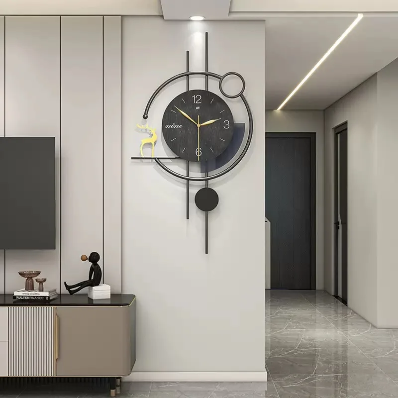 Artistic Living Bedroom Room Wall Clock Modern Light Luxury High-end Home Restaurant Decoration Creative Silent Wall Clock
Artistic Living Bedroom Room Wall Clock Modern Light Luxury High-end Home Restaurant Decoration Creative Silent Wall Clock