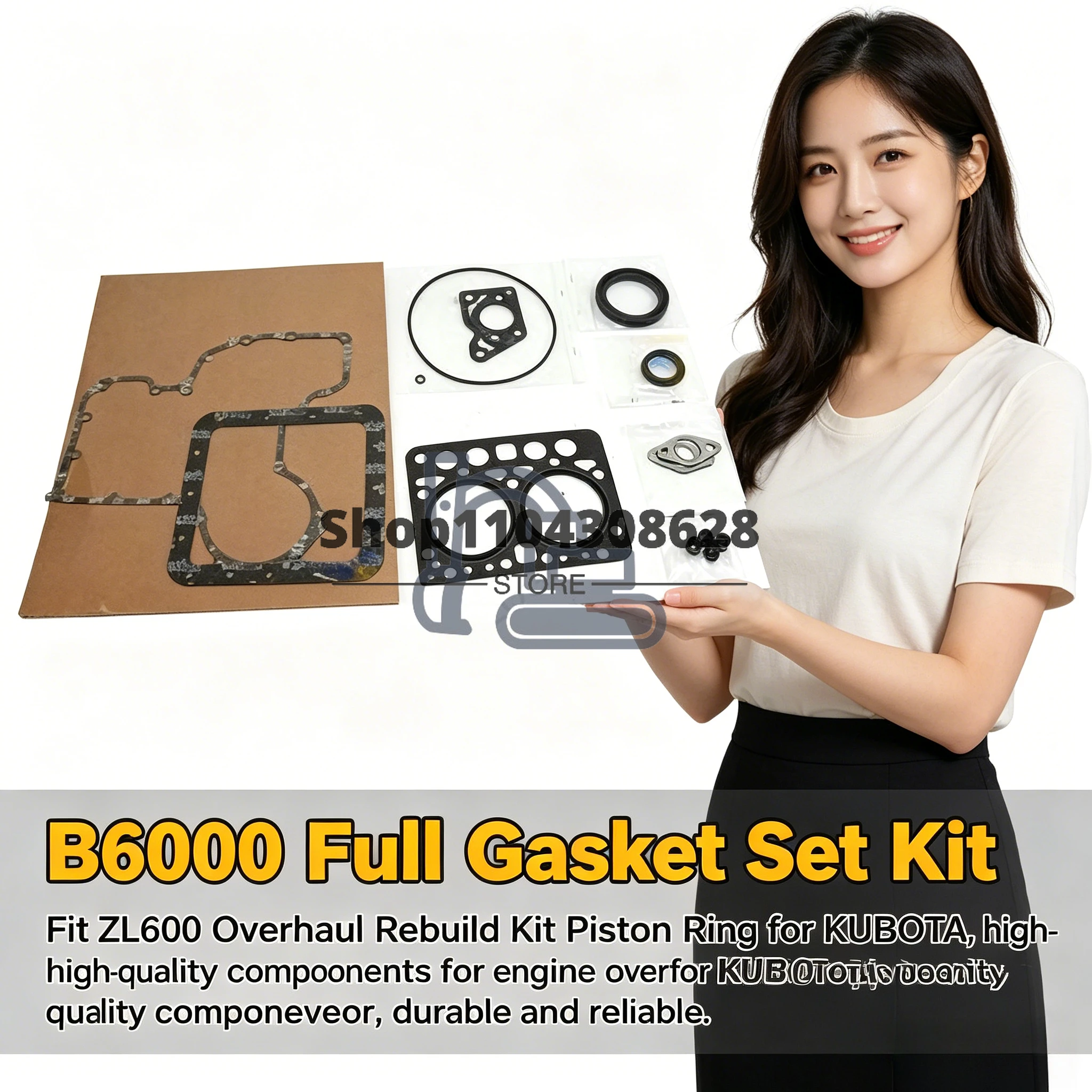 B6000 Full Gasket Set Kit Fit ZL600 Overhaul Rebuild Kit Piston Ring for KUBOTA
B6000 Full Gasket Set Kit Fit ZL600 Overhaul Rebuild Kit Piston Ring for KUBOTA