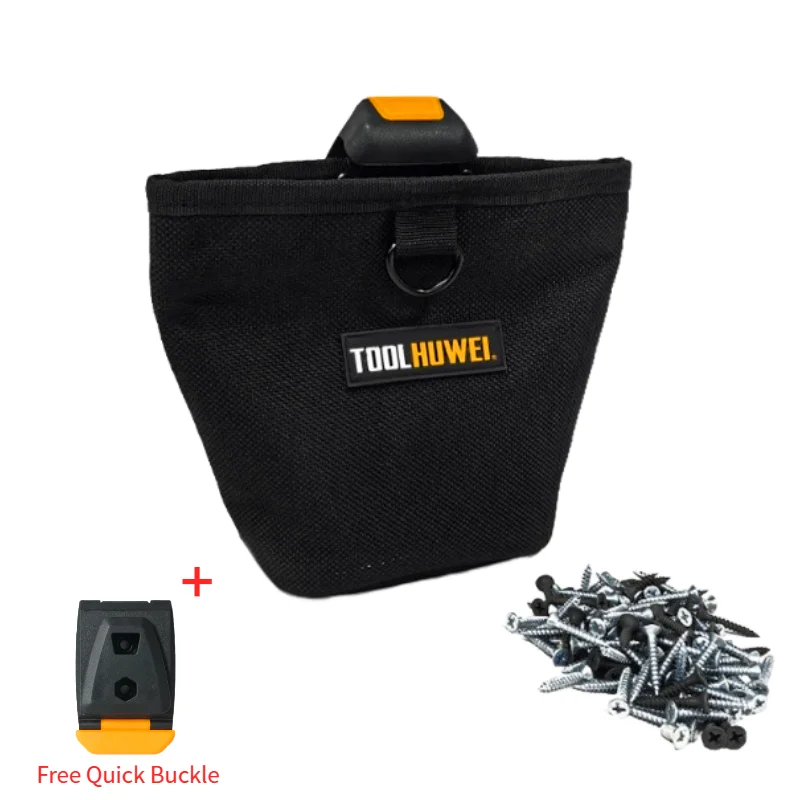 TOOLHUWEI Nails Pouch Large-Capacity Durable Waist Bag Nails & Screws Toolkit Waterproof Multifunctional Tools Package Storage
TOOLHUWEI Nails Pouch Large-Capacity Durable Waist Bag Nails & Screws Toolkit Waterproof Multifunctional Tools Package Storage