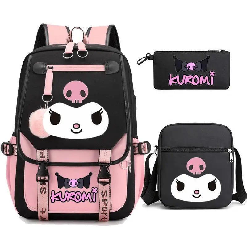 Children Backpack Cartoon Sanrios Kuromi My Melody Schoolbag Pencil Case Shoulder Bag 3Pcs High-Capacity Good-Looking Cute Gift
Children Backpack Cartoon Sanrios Kuromi My Melody Schoolbag Pencil Case Shoulder Bag 3Pcs High-Capacity Good-Looking Cute Gift