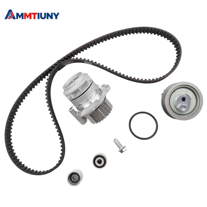 Timing Belt Kit Water Pump TCKWP334 (5PCS) Compatible with Audi A3 A4 TT VW EOS GTI Jetta Passat 2.0T 2.0L years 2005-2014
Timing Belt Kit Water Pump TCKWP334 (5PCS) Compatible with Audi A3 A4 TT VW EOS GTI Jetta Passat 2.0T 2.0L years 2005-2014