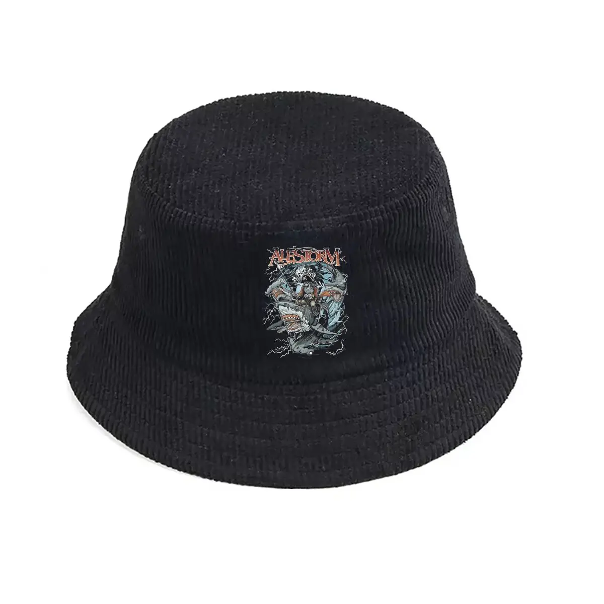 Alestorm band album - style artwork with a sea monster and the band's name in a nautical - themed Fisherman Hat Winter Cap
Alestorm band album - style artwork with a sea monster and the band's name in a nautical - themed Fisherman Hat Winter Cap