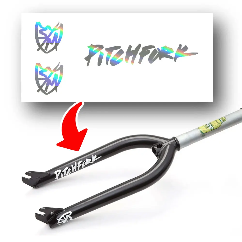 Набор наклеек для замены деколей на вилки BMX для велосипедов S&M Bikes
Набор наклеек для замены деколей на вилки BMX для велосипедов S&M Bikes