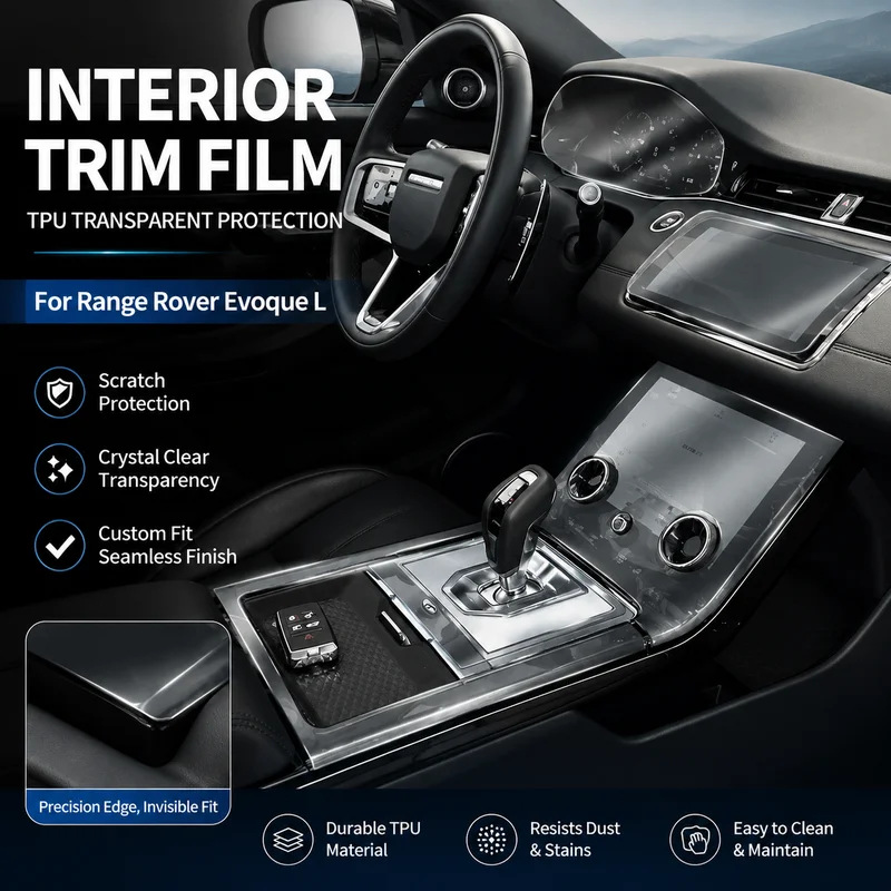 Interior Trim Film For Land Rover Range Rover Evoque L TPU Transparent Protection, Replacement Parts, Car Accessories
Interior Trim Film For Land Rover Range Rover Evoque L TPU Transparent Protection, Replacement Parts, Car Accessories