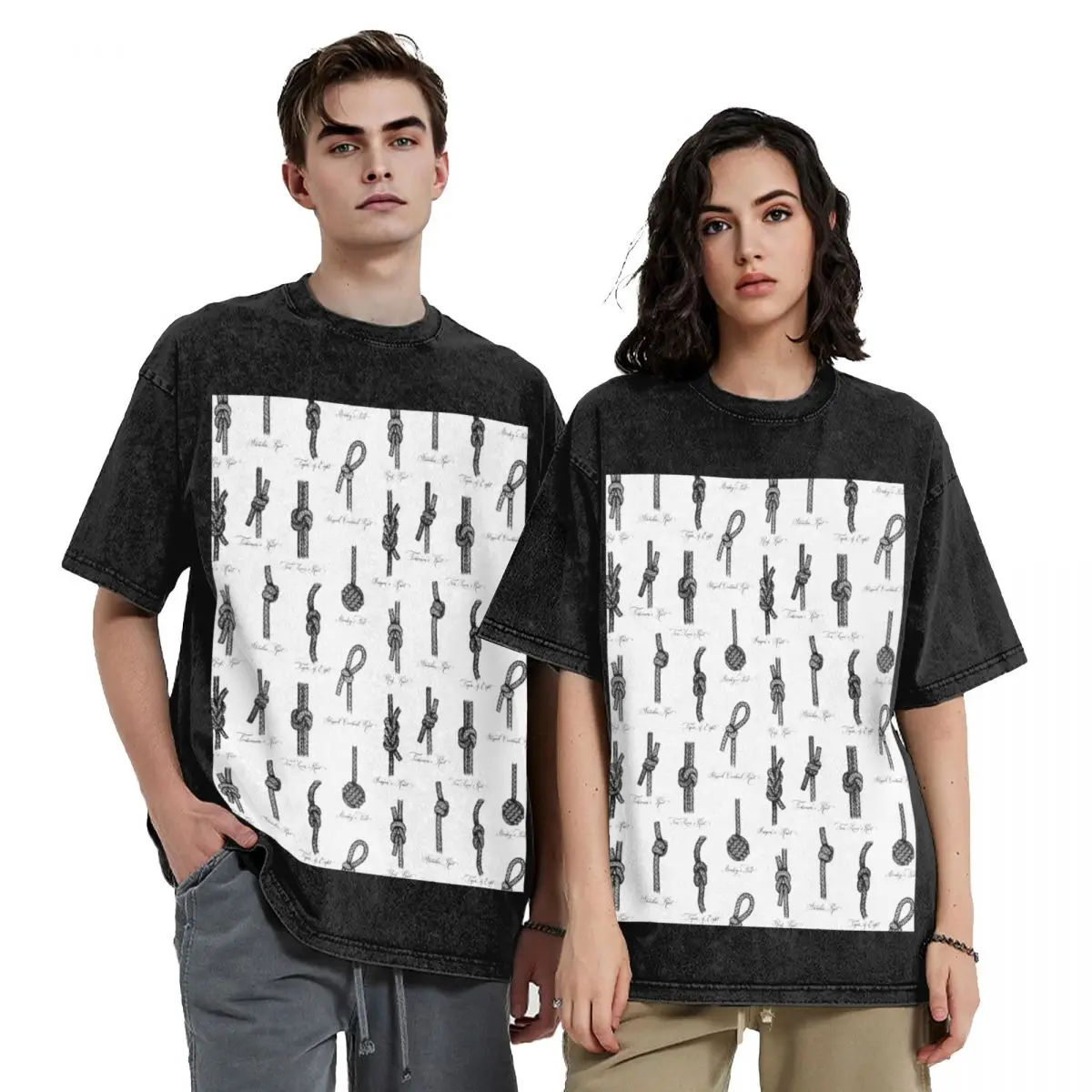 Nautical Knots (Black and White) T-Shirt custom t shirt Blouse Funny t-shirts shirts men graphic
Nautical Knots (Black and White) T-Shirt custom t shirt Blouse Funny t-shirts shirts men graphic